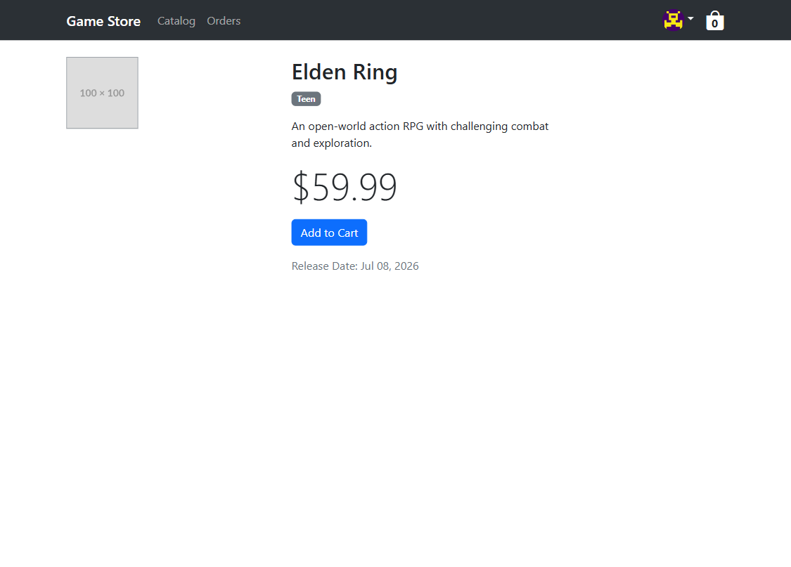The Elden Ring detail page showing the Teen badge after the edit.