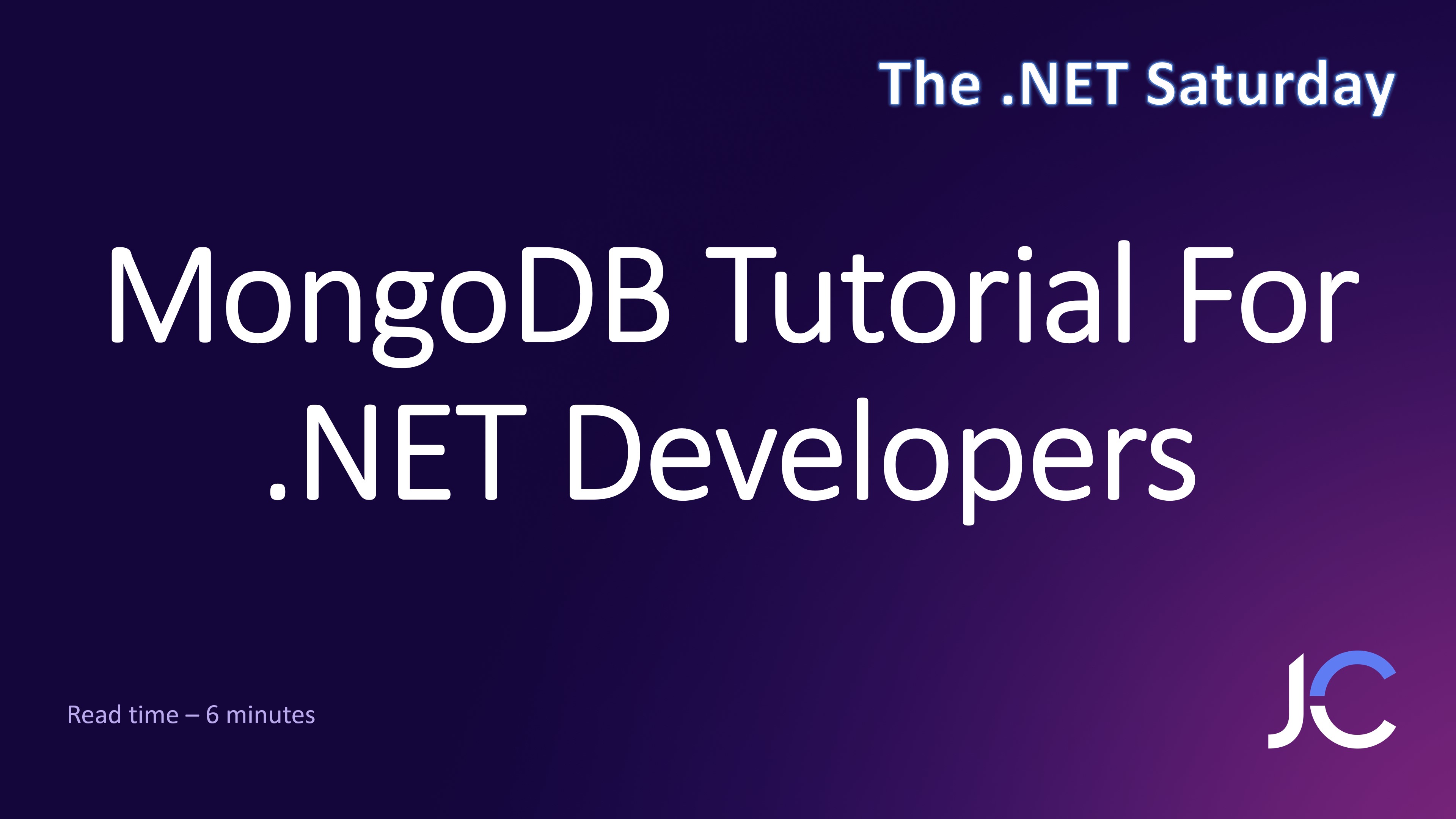 MongoDB Tutorial For .NET Developers